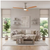 KICHLER Ridley II 52" Indoor Brushed Stainless Steel Ceiling Fan w/Wall Control