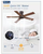 HINNIXY 42" Flush Mount Indoor/Covered Outdoor Oil Bronze Ceiling Fan w/ Remote