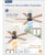 HINNIXY 42" Flush Mount Indoor/Covered Outdoor Oil Bronze Ceiling Fan w/ Remote