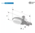 CE 450-W Equivalent Integrated LED Gray Dusk to Dawn Outdoor Area Light, 7000 Lm