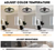 WDETR 19 in. Indoor Black Caged Modern Ceiling Fan with Integrated LED Light