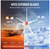 Vevor FA200W 12V AC Wind Turbine Power Generator Kit 500W 5-Blade 12m/s White