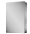 TETOTE 16" W x 24" H Rectangular Frameless Aluminum Silver Medicine Cabinet