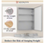 TETOTE 16" W x 24" H Rectangular Frameless Aluminum Silver Medicine Cabinet