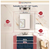 TETOTE 16" W x 24" H Rectangular Frameless Aluminum Silver Medicine Cabinet