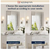 TETOTE 16" W x 24" H Rectangular Frameless Aluminum Silver Medicine Cabinet