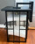 HB Glenfield Large 19" 1-Light Black Outdoor Sconce w/Seeded Glass (PLEASE READ)