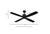 Home Decorators Collection Kitteridge 52" Indoor/Outdoor Matte Black Ceiling Fan