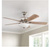Hampton Bay Rothley II 52" Indoor LED Brushed Nickel Ceiling Fan with Light Kit
