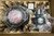 Hampton Bay Hugger 52 in. LED Indoor Pewter Gunmetal Ceiling Fan with Light Kit