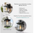 LNC Modern Farmhouse Black Outdoor Hanging Lantern 1-Light Coastal Pendant