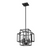 Titania 4-Light Pendant Light In Matte Black