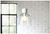 Mackensie White French Country/Cottage Clear Glass Jar Hanging Pendant Light