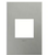 Legrand 1 Gang Decorator/Rocker Wall Plate Brushed Stainless Steel (1-Pack)