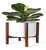 Plant Stand Flower Pot Holder Dark Brown