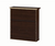 Hayward 24.5 in. H x 7.88 in. D x 22.81 in. W Bathroom Storage Wall Cabinet - Dark Woodgrain $25
