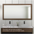 Kordite 60 in. W x 32 in. H Rectangular Framed Wall Mount Bathroom Vanity Mirror in Almond Latte - $70