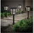 Hampton Bay Black LED Weather Resistant Outdoor Solar Pathway Light (4-Pack)