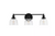 Home Decorators Collection Evelyn 26.75 in. 3-Light Matte Black Vanity Light