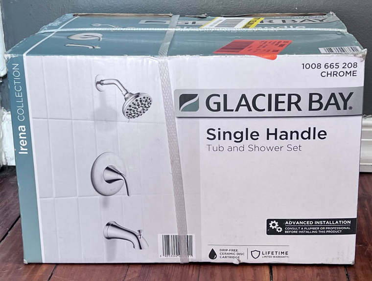 Glacier Bay Irena Single-Handle 6-Spray Tub and Shower Faucet in Polished Chrome