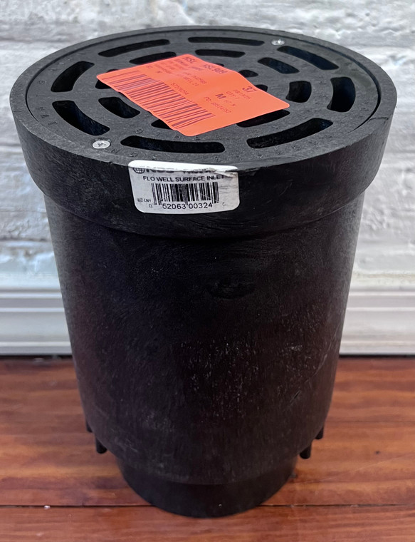 NDS 6 in x 4 in x 9 in Plastic Flo Well Surface Drain Catch Basin Inlet FWSD69