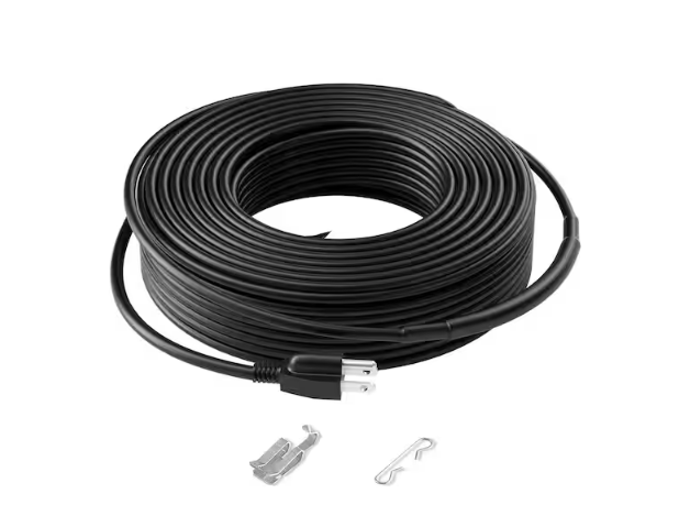 NEW VEVOR Self-Regulating Pipe Heating Cable 140FT 5W/FT Heat Tape Pipes & Roof