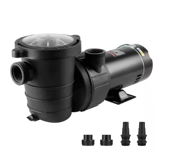 Above Ground Swimming Pool Pump Single Speed 1 HP 80 GPM 3450 RPM 120V