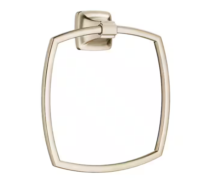 American Standard 7353190.295 Townsend Towel Ring in Brushed Nickel