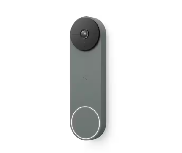 Google Nest Doorbell (Battery) - Smart Wi-Fi Video Doorbell Camera - Ivy