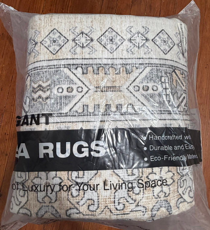 Soalmost 9x12 Area Rugs for Living Room Washable Rug Non-Slip, Moroccan