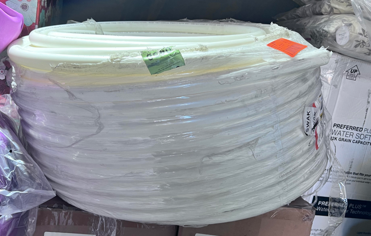 SharkBite 1 in. x 300 ft. Coil White PEX-B Pipe - $120