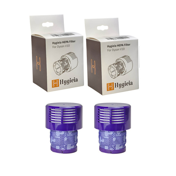 2x HEPA Filters for Dyson V10 SV12 SV27 SV58 - Washable Compatible Replacement