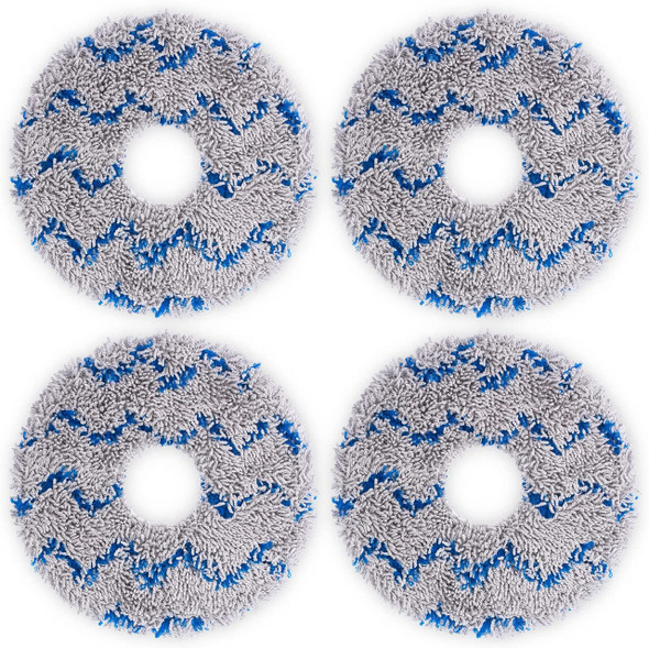 4x Mop Pads for Ecovacs Deebot X1 X2 T20 Series – Washable Replacement
