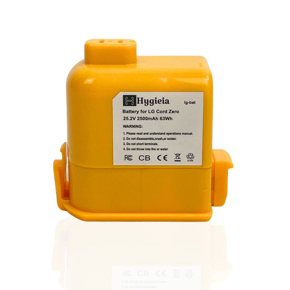 Battery For LG CordZero A9 Cordless Vacuum Cleaners, Hygieia Li-ion 25.2V 2500mAh