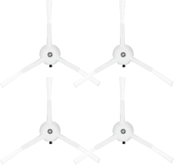 8 Side Brushes For Roborock S8, S7, S6, S5, Q5, Q7, Q8, Qrevo Series,  WHITE
