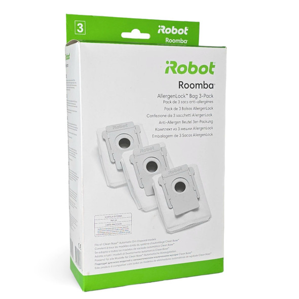 iRobot Genuine Clean Base Evac Bags, 3 Pack – Replacement Dirt Disposal Bags for Roomba i+, j+, s+ & Combo 10 Max