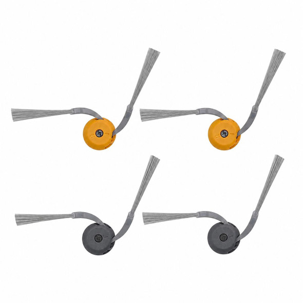 4 Side Brushes for Roborock Qrevo Curv 2 Flow Robot Vacuum Cleaner