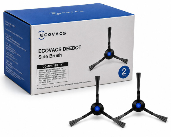 Genuine Ecovacs DSB0028 Side Brushes for T30, T30S, N20, N30 & NEO 4.0