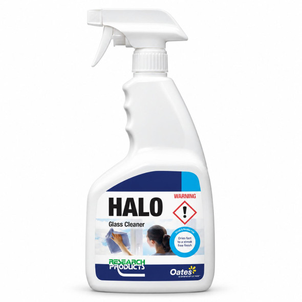Research Products Halo Fast Dry Glass Cleaner | Streak Free Glass & Surface Cleaner