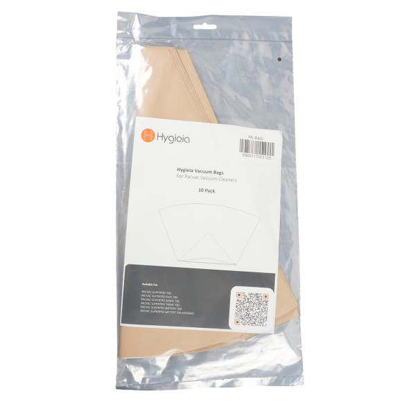 10x Paper Dust Bags For Pacvac Superpro Backpack Vacuum Cleaner Series
