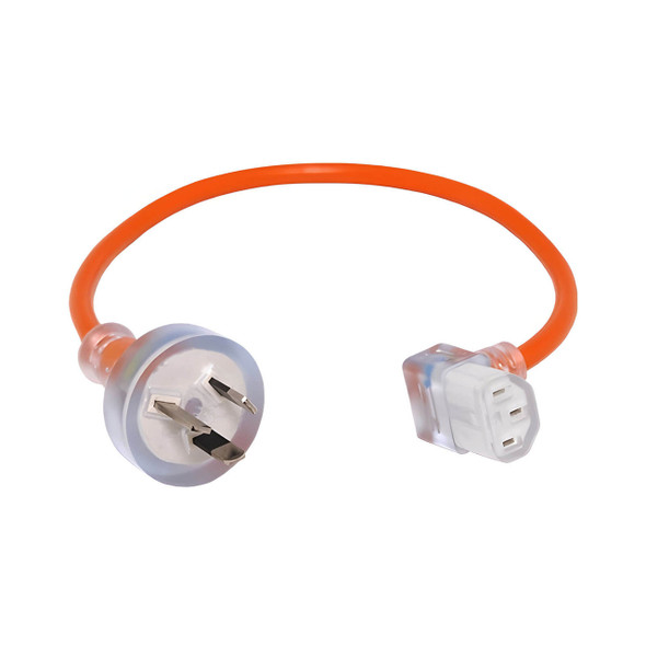 Short IEC Cable - Suits Pacvac, Pullman, Hako, Cleanstar Backpack Vacuum Cleaners