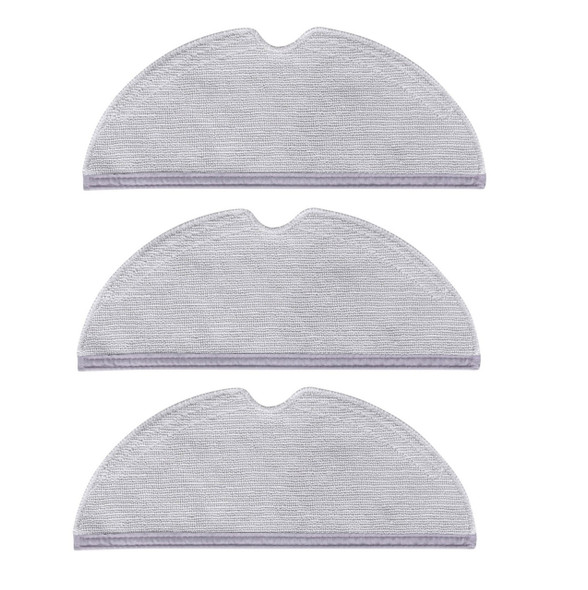 3x Microfiber Mopping Cloths for Roborock S6, S5, Q7, E35 & E20