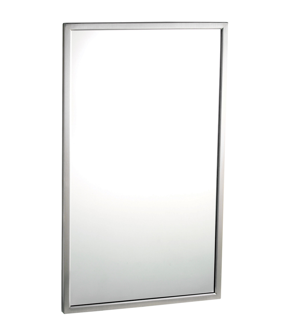 Tempered Glass Welded-Frame Mirror 24x36