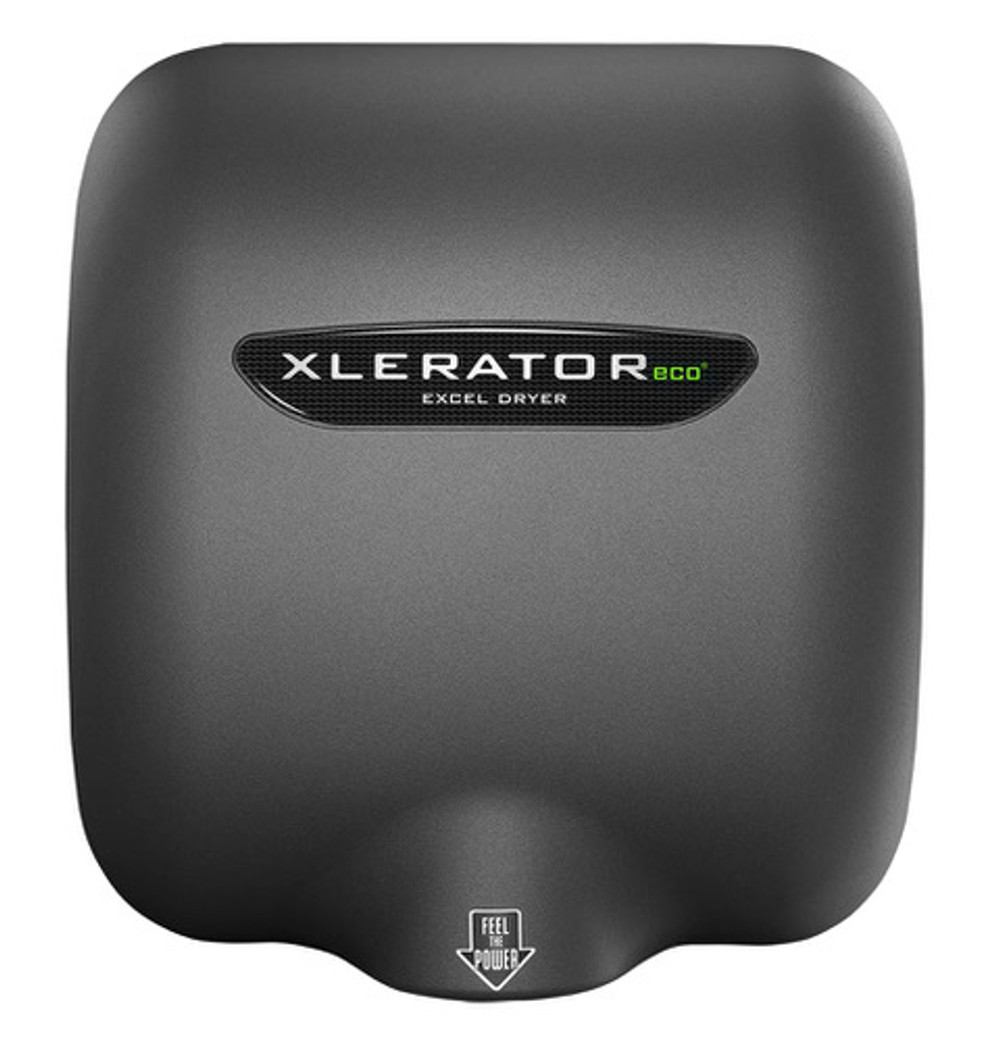 XLERATOR® Hand Dryer Graphite Textured Paint HEPA Filtration System And ECO 1.1 Noise Reduction Nozzle 208-277V 2-2.2A