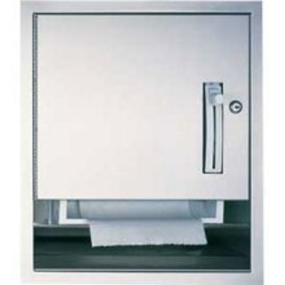 Paper Towel Dispenser - Roll - Semi-Recessed