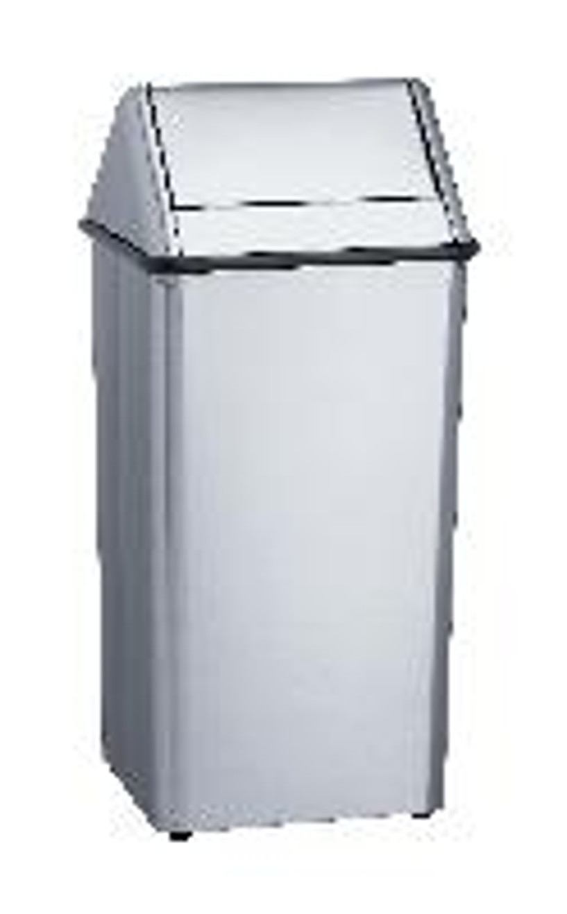 Freestanding, 13 Gal. Cap., Less Swing Top, Waste Receptacle, 377-37