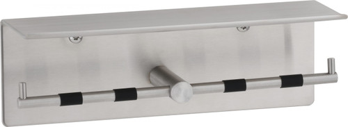 Surface-Mounted Toilet Tissue Dispenser & Utility Shelf