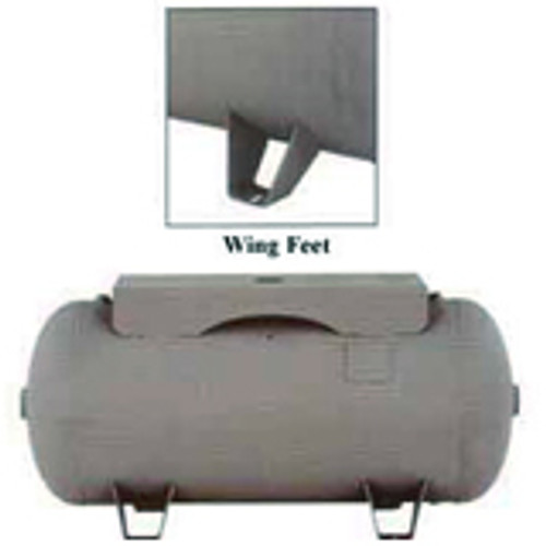 Manchester Tank Air Receiver Horizontal 15 Gallons