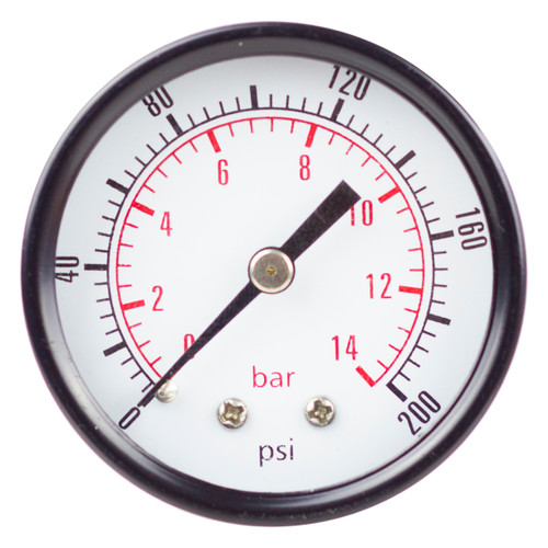 Pressure Dry Gauge - Standard Back Mount