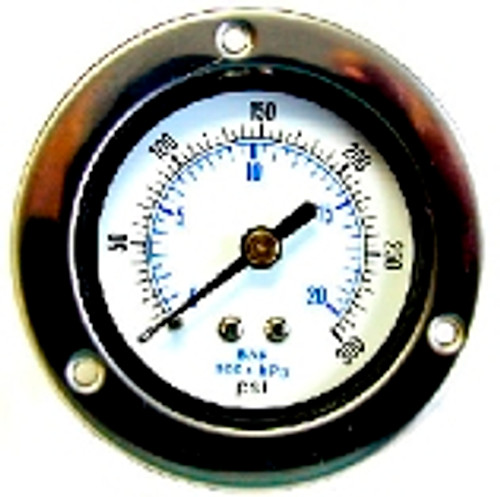 Pressure Dry Gauge with Flange Mount